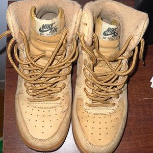 Wheat high top Air Force 1